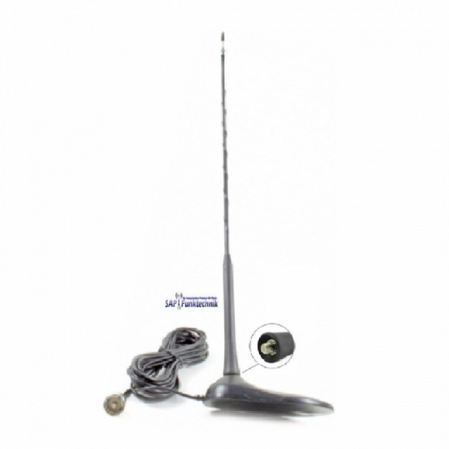 TEAM Tornado-MAG VHF/UHF 144-430MHz  Dualband-Magnetfußantenne